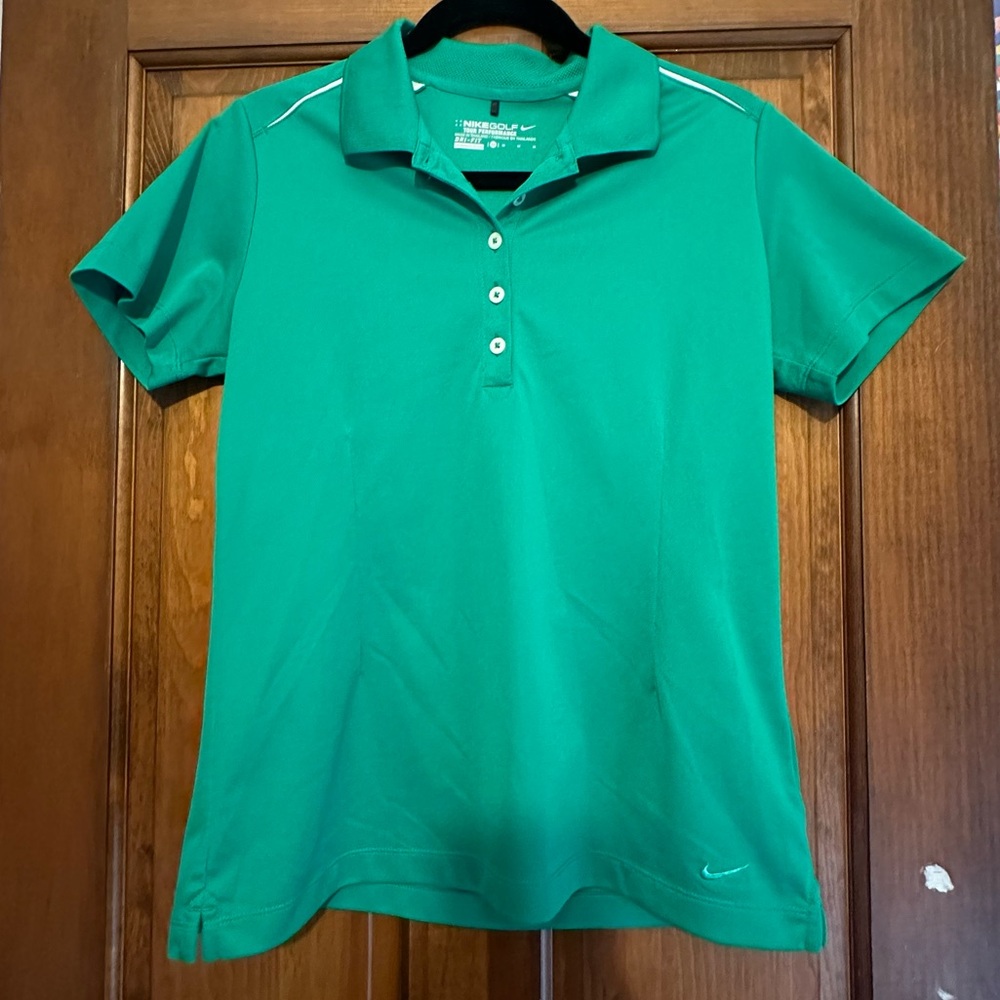 Nike Golf Tour Performance Green Golf Shirt